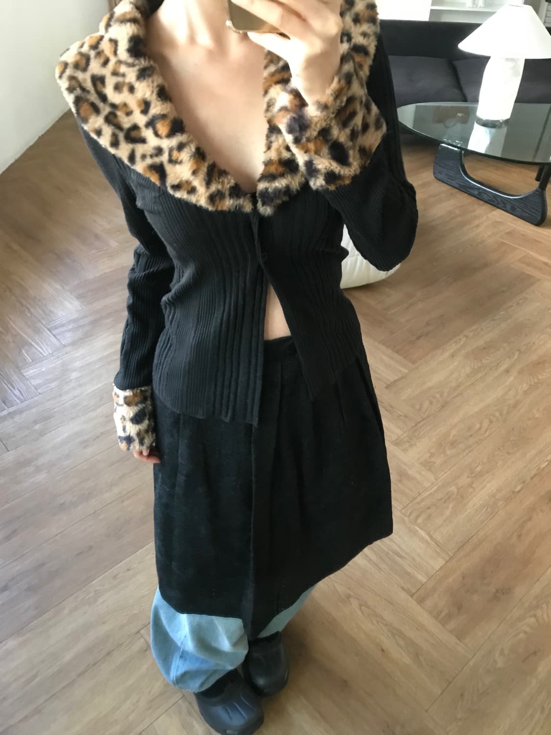 vintage pearl pattern skirt 상품이미지5