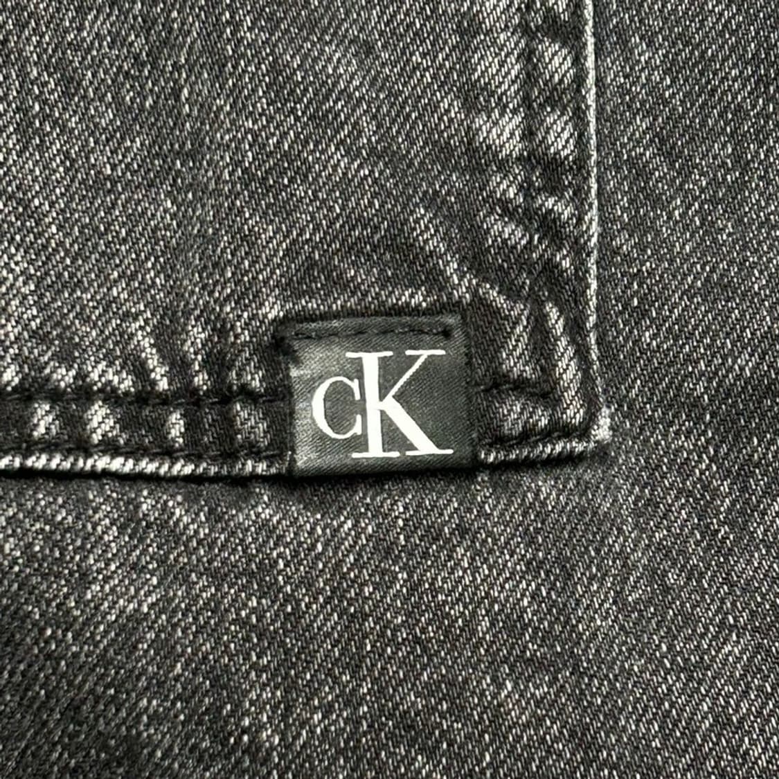 CALVIN KLEIN 블랙 데님 셔츠 XL 상품이미지2