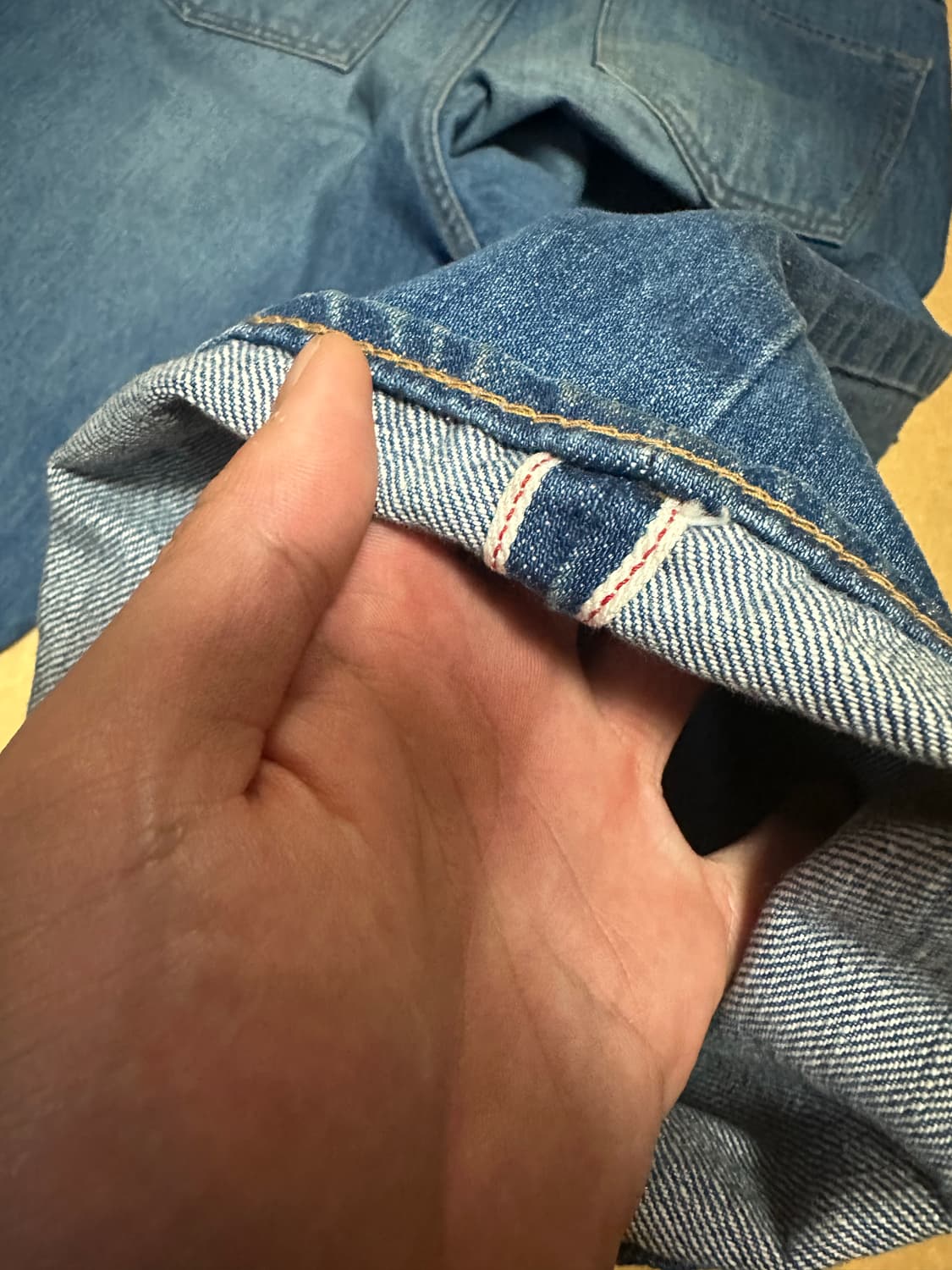 재팬블루 J504 circle 셀비지 데님 12.5oz  상품이미지4