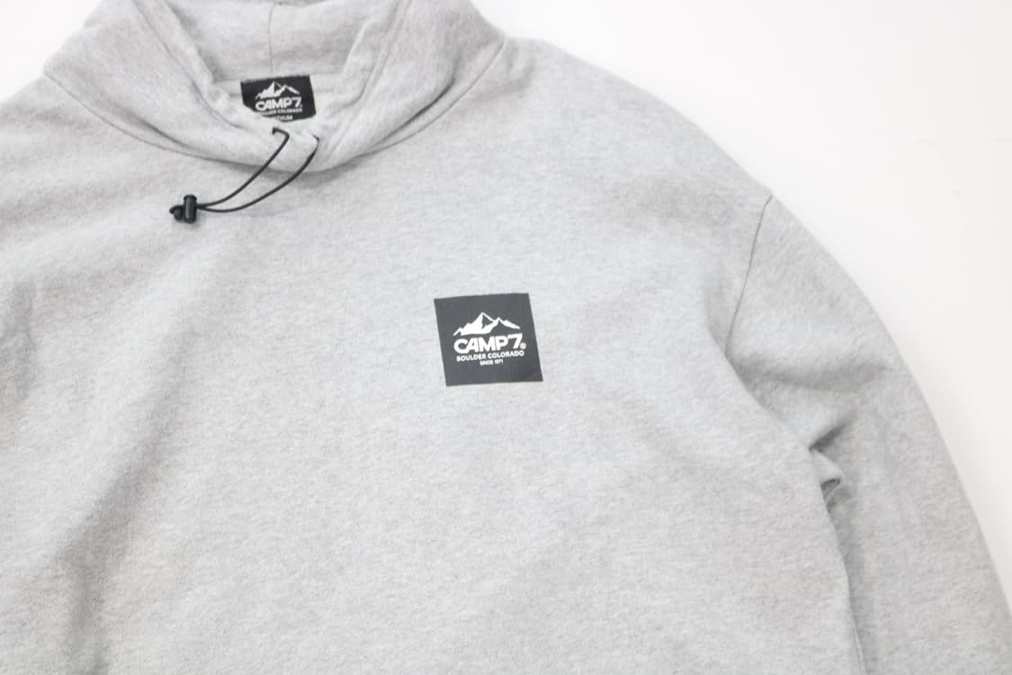 CAMP7 캠프세븐 빈티지 그레이 스트링 하이넥 스웨트셔츠 M 상품이미지4