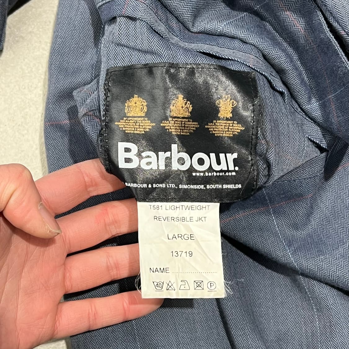 바버 리버시블 스윙자켓 s09280 상품이미지9