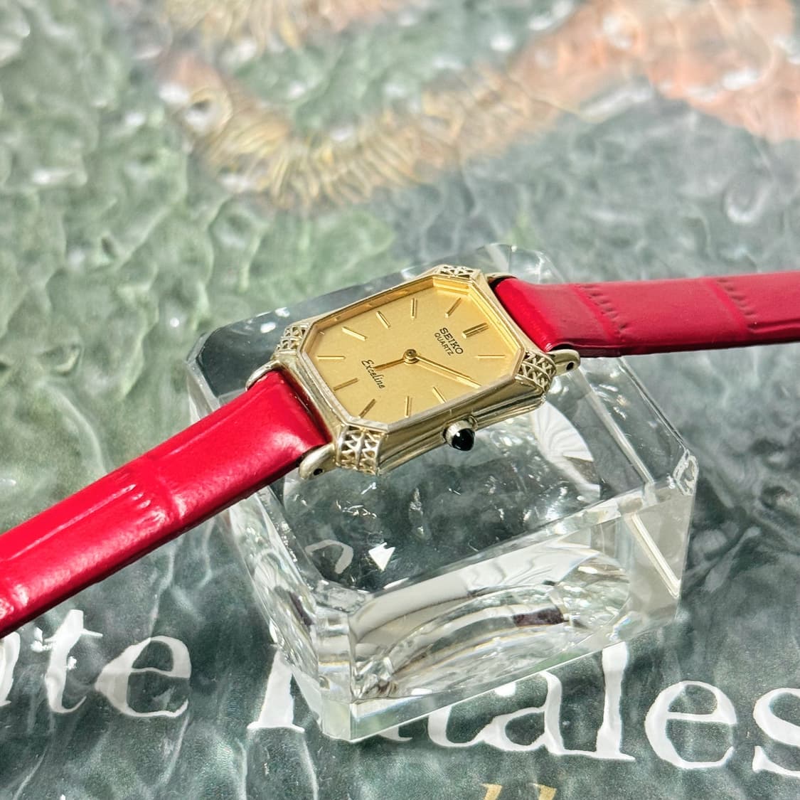 세이코 빈티지 엑셀린 엔틱 쿼츠시계 상품이미지6