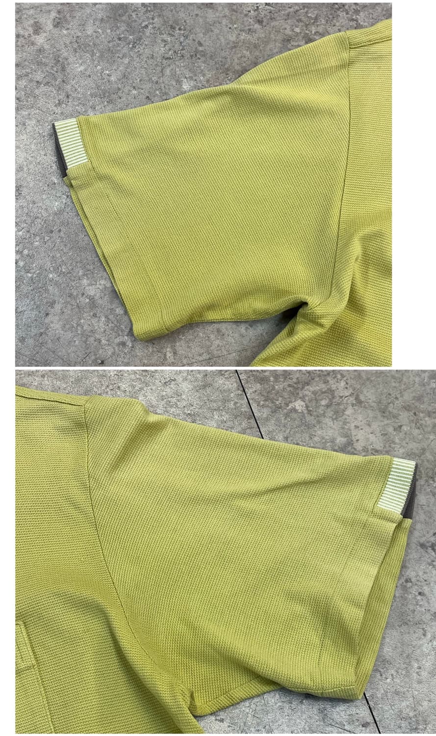 입생로랑 포켓 카라 반팔티 레몬 100 #csz3814 상품이미지7