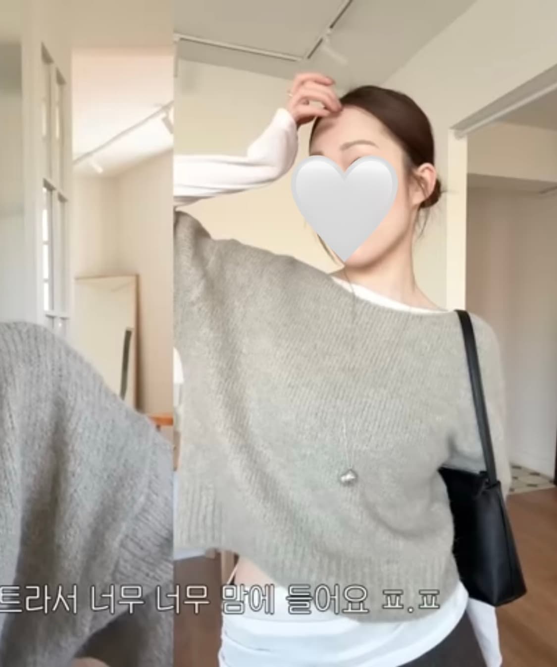 르에브leve 알파카 울 하프니트 상품이미지6