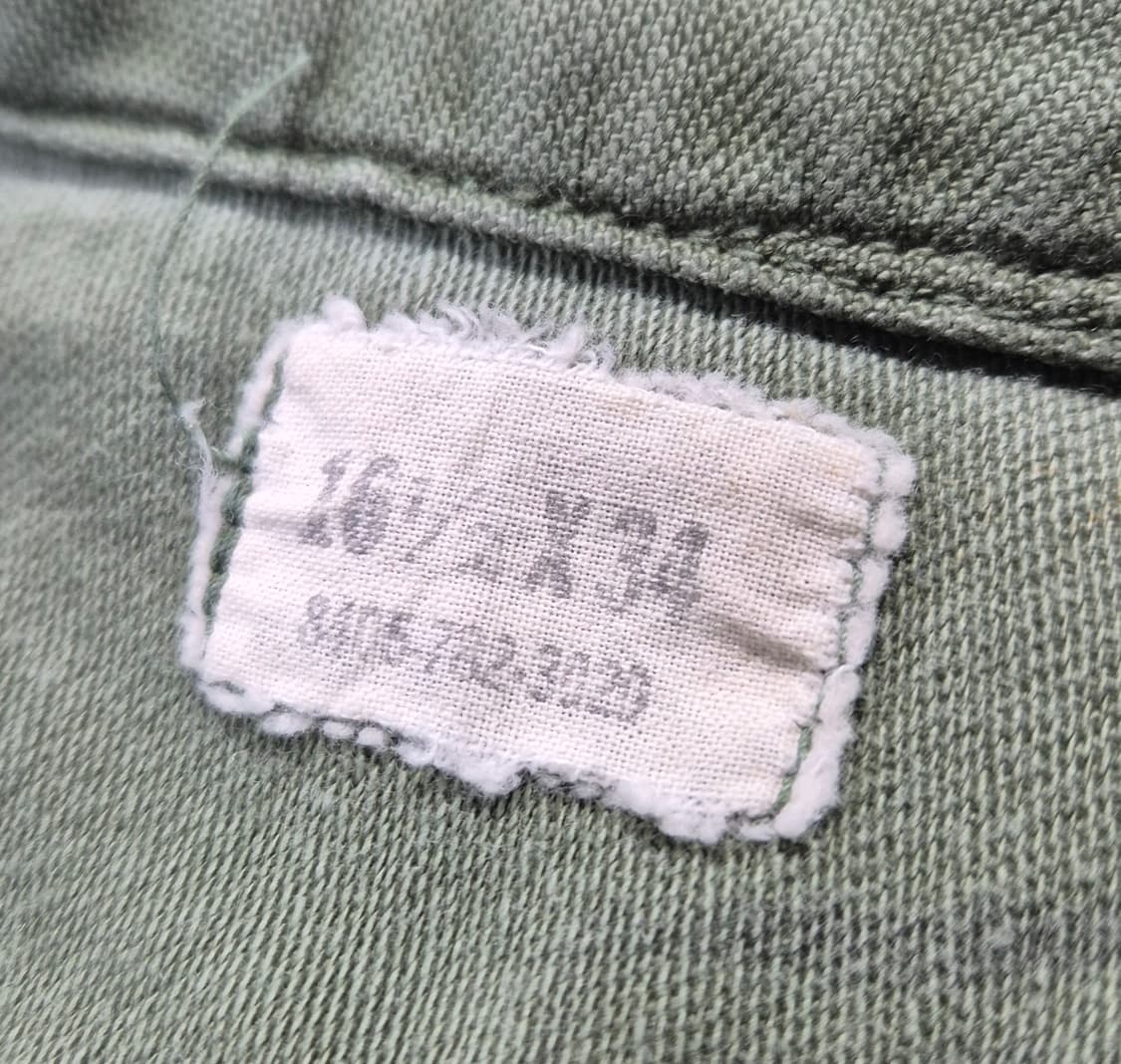 70s 미군 OG107 사틴 셔츠 상품이미지6