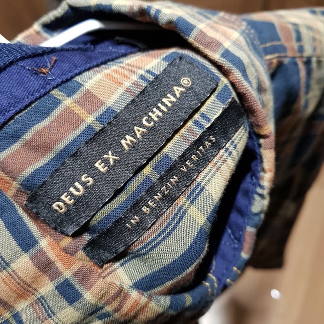 95 100/데우스 엑스 마키나 /빈티지체크 셔츠/ /2추11 상품이미지5