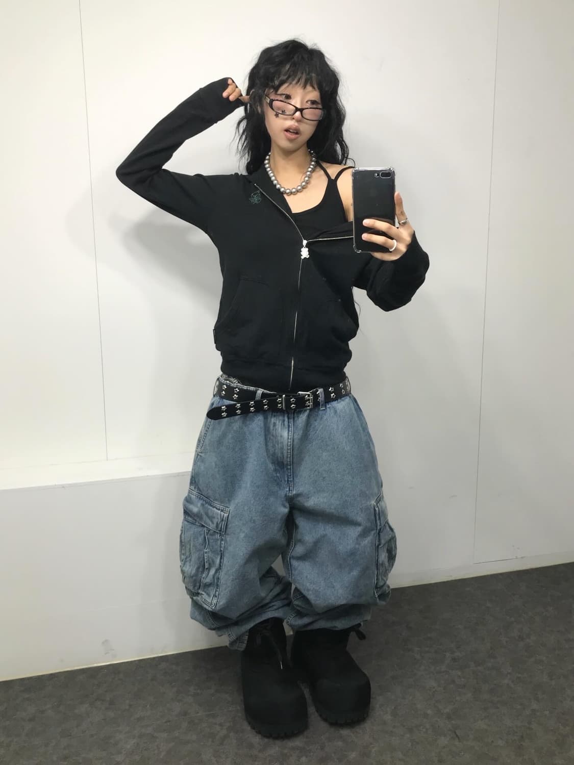 히스테릭글래머 퍽베어 후드집업 ( 새상품 ) 상품이미지3