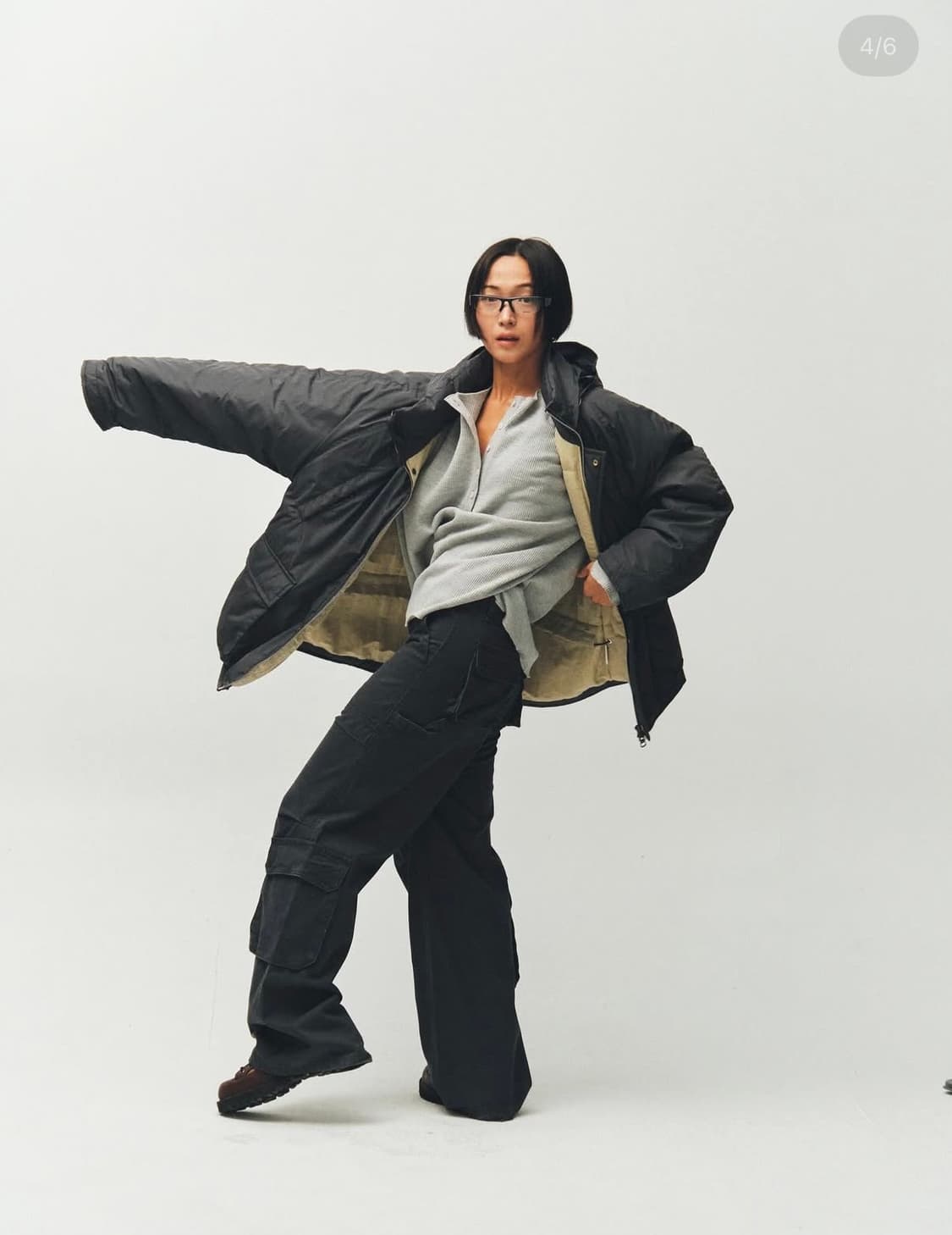 [플리즈프로젝트] Pocket Field Parka, Dark Gray 상품이미지2