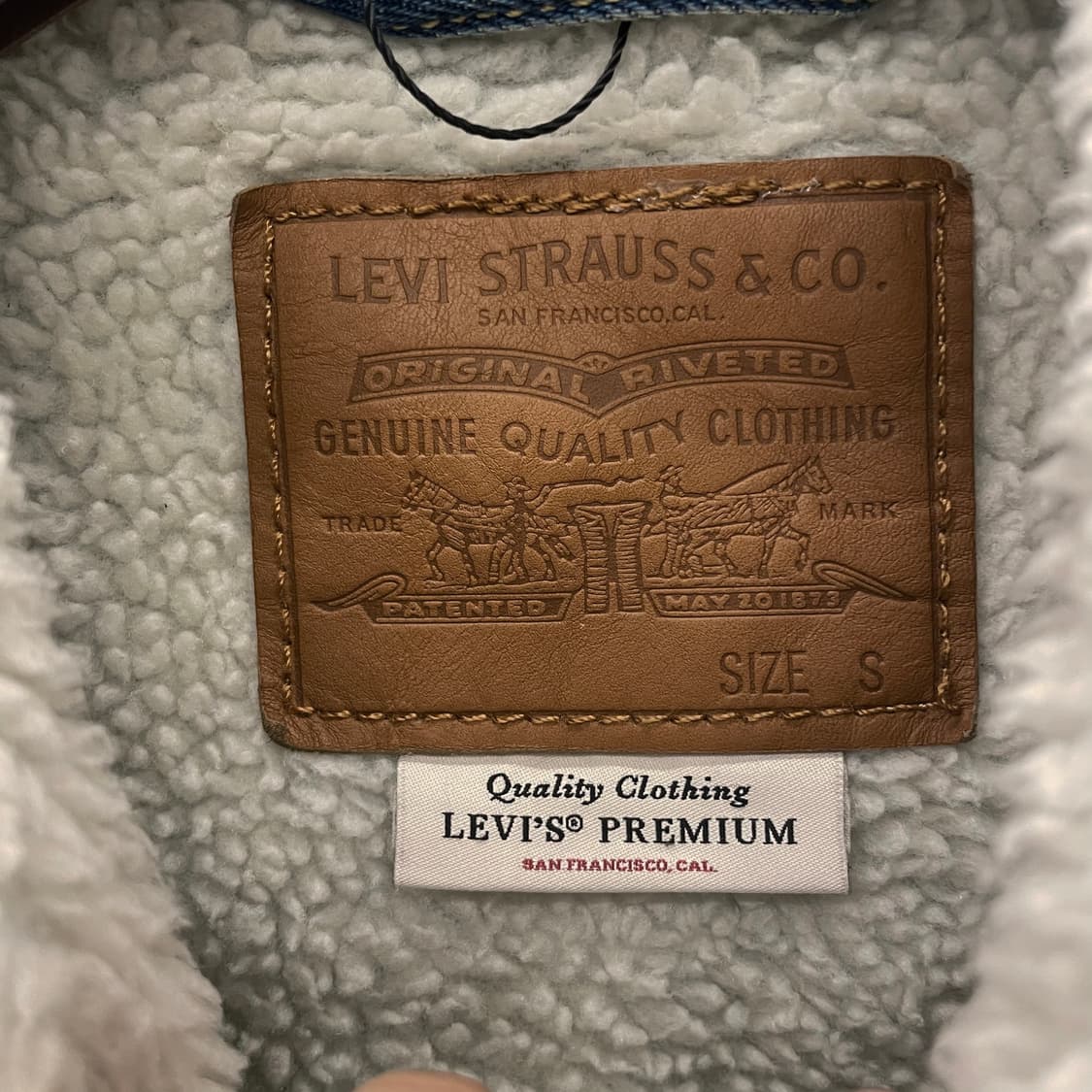 리바이스 타입 3 쉐르파 연청 데님 트러커 자켓 상품이미지7