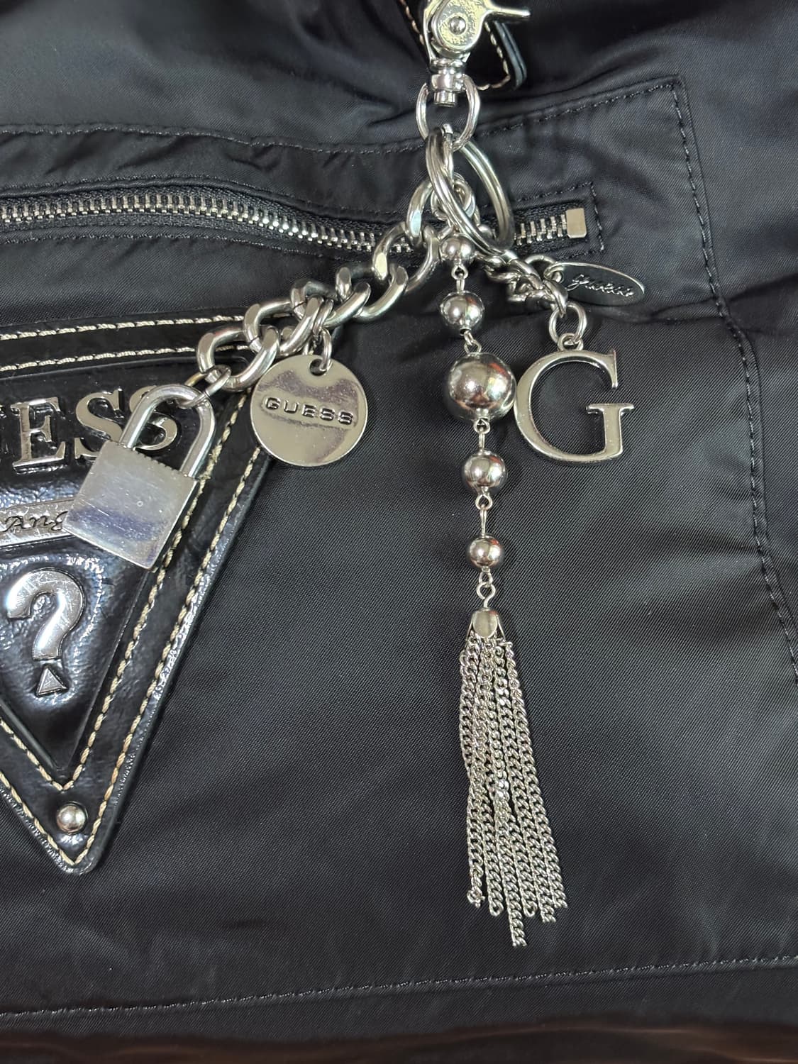 vintage guess boston bag 37cm 상품이미지4