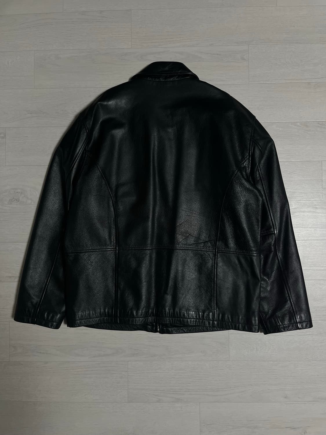 USA Airforce 패치 리얼레더 자켓 상품이미지8