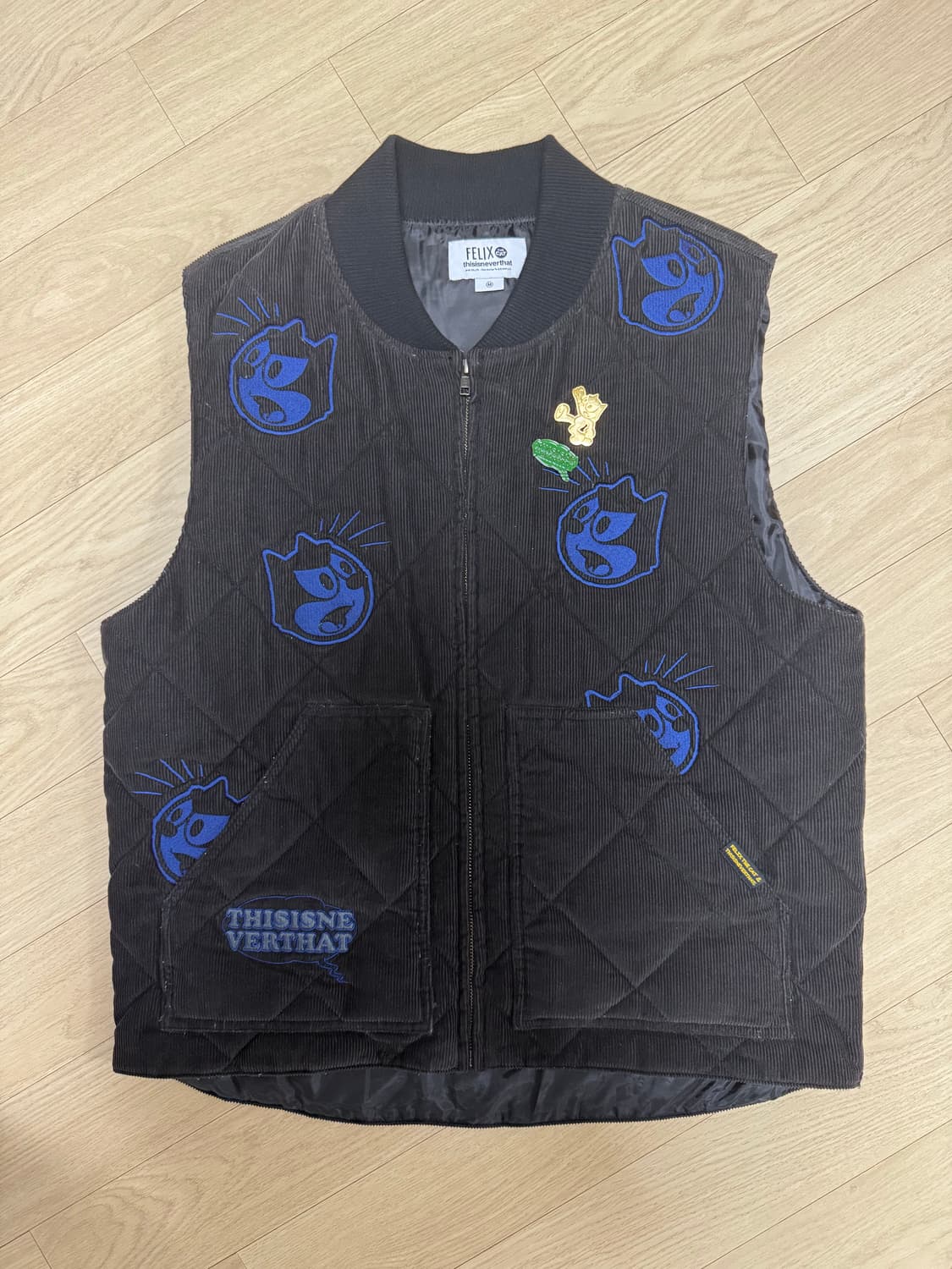 디스이즈네버댓 펠릭스 코듀로이 조끼 M 상품이미지1