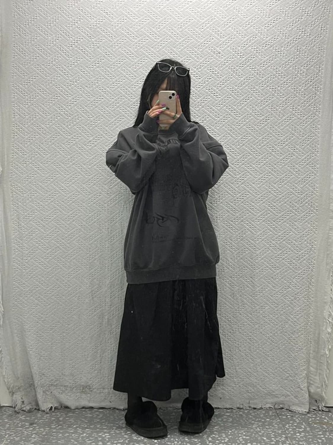 아조바이아조 PBA 아조리카 콜라주 키치 맨투맨 110 C06821 상품이미지2