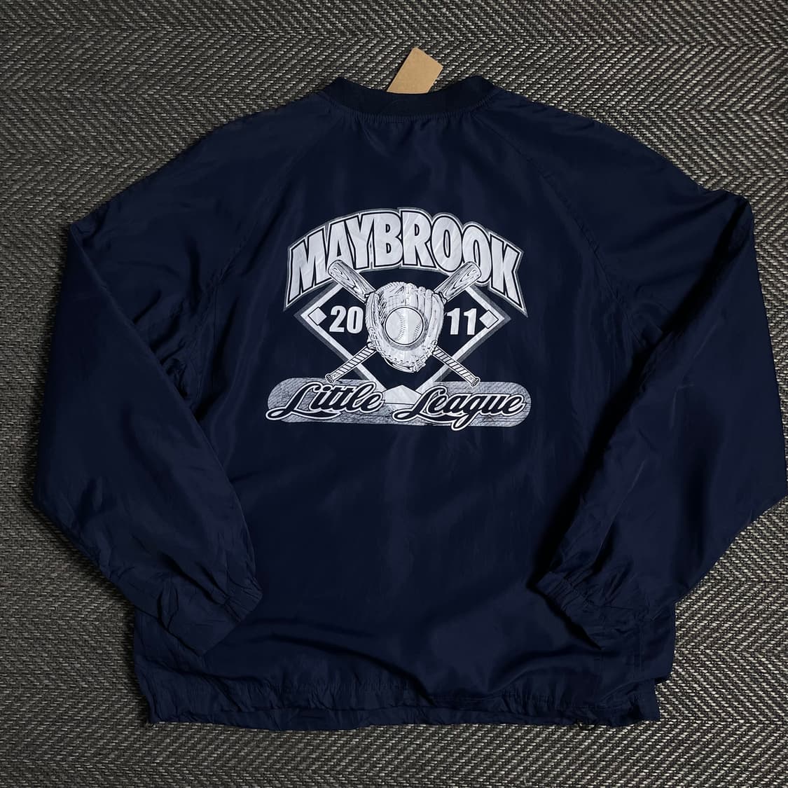 USA 빈티지 메이브룩 컬리지 우븐 웜업o 4900 상품이미지1