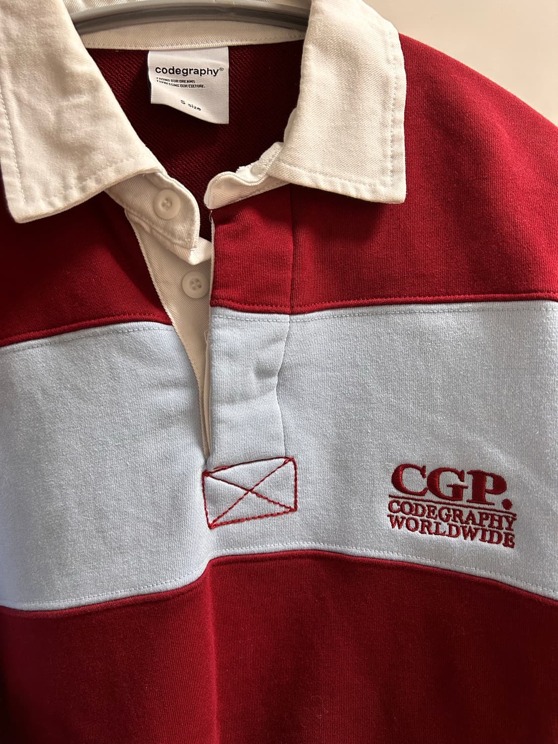 스트라이프 럭비 맨투맨 상품이미지3