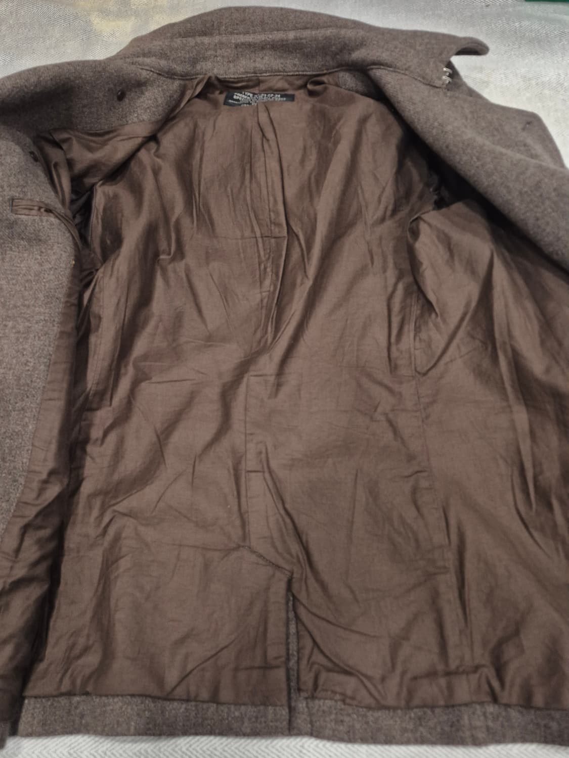 카반드주카 후디드 집업 울 코트 여성 95사이즈 상품이미지4