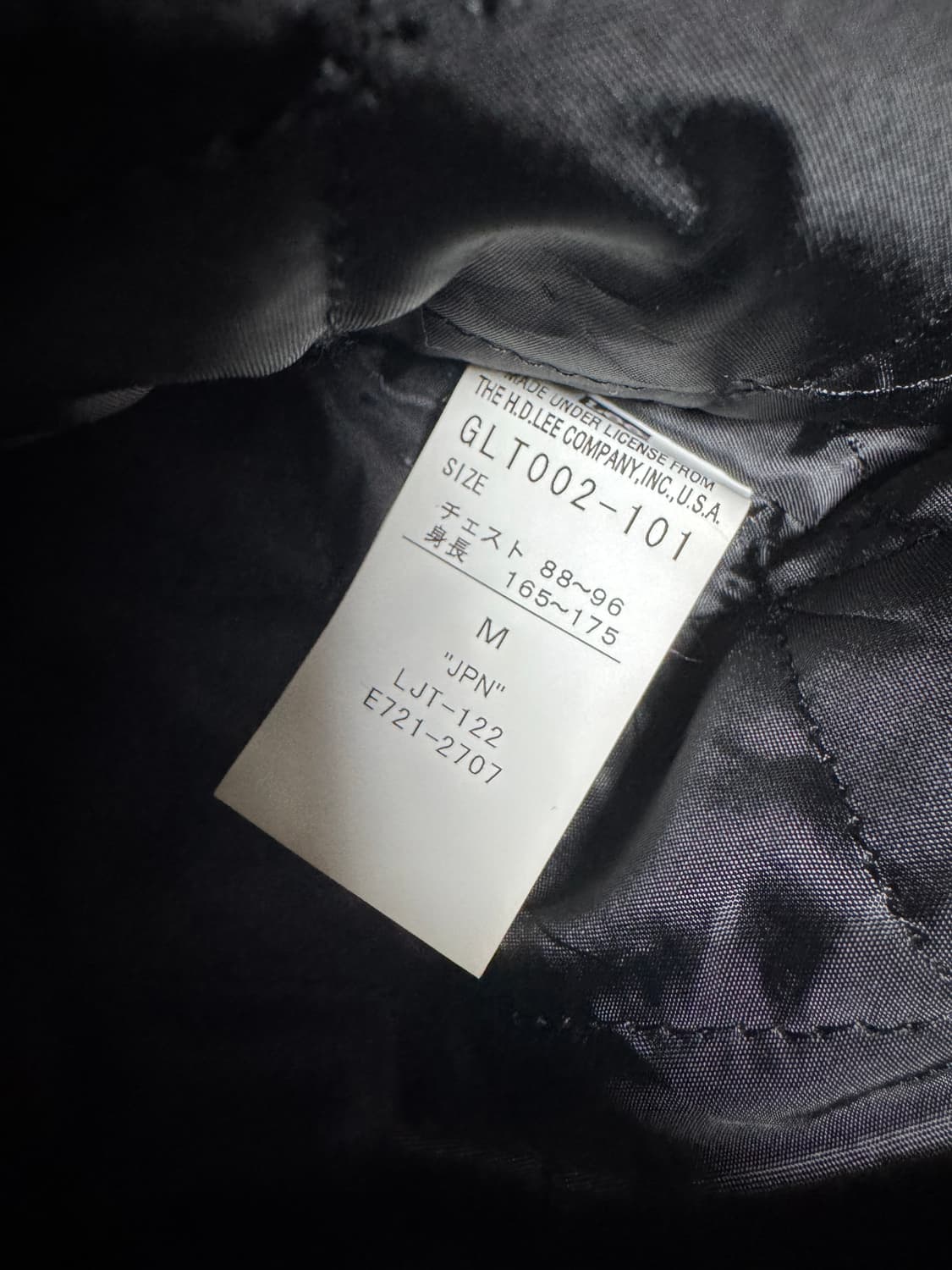 LEE JAPAN 울 트러커 자켓 블랙 M 상품이미지6