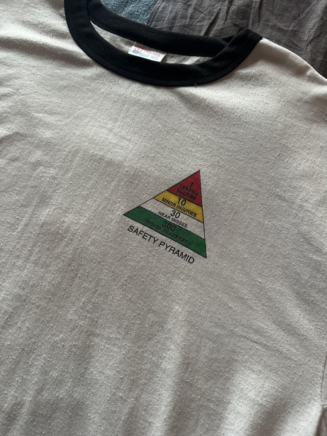 90s USA Vintage Hanes Ringer T Shirt 상품이미지2