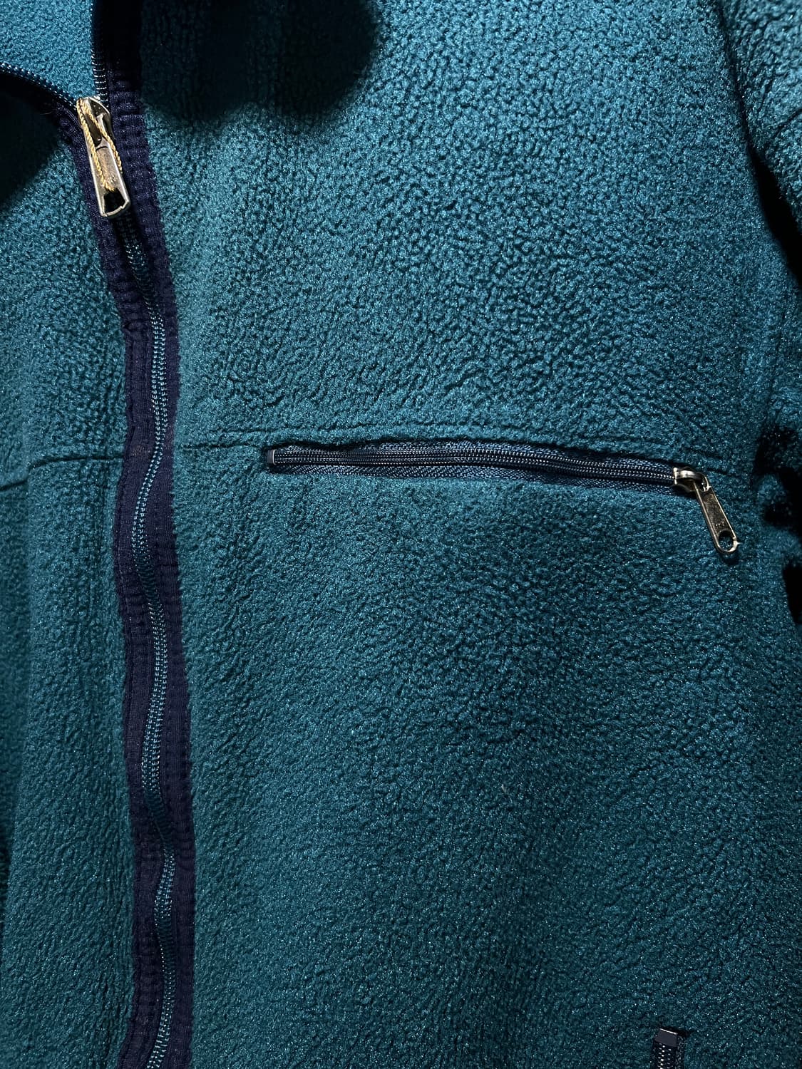 [M]90's 파타고니아 Made in USA 블루그린 플리스 자켓 상품이미지3