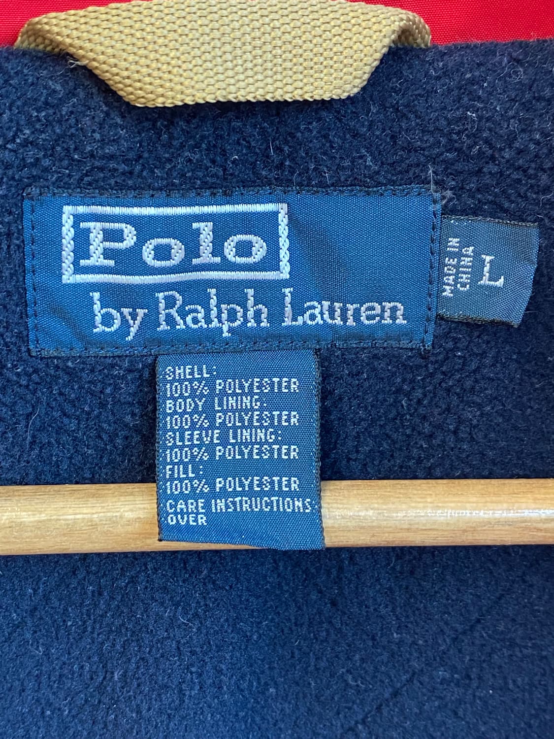 POLO BY RALPH LAUREN 레드 집업 자켓(MEN L) 상품이미지6