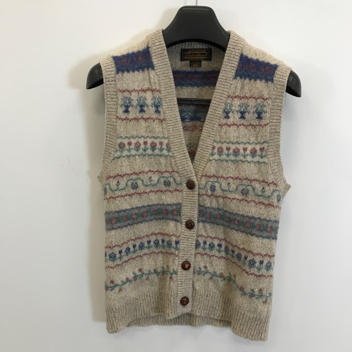 에디바우어 80s 페어아일 니트베스트 [여성55] 상품이미지1