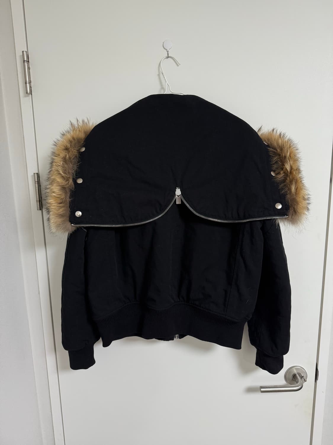 생로랑 13fw 에디슬리먼 라쿤퍼 봄버자켓  상품이미지2