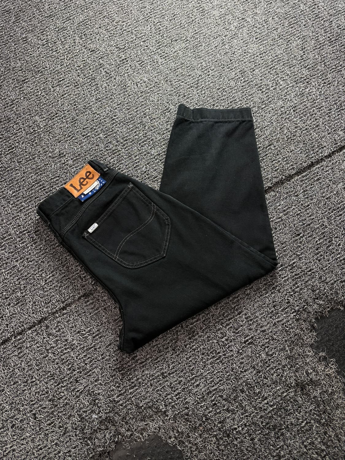 리 x 커버낫 블랙 와이드 데님 팬츠 4066 상품이미지1