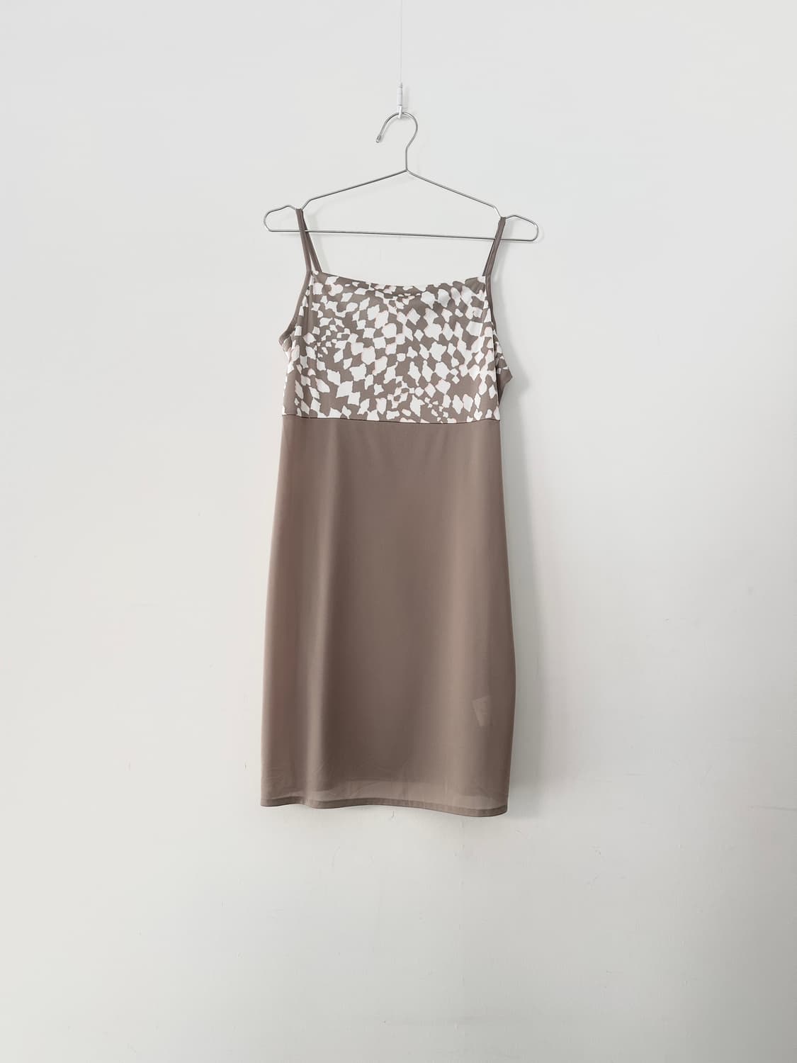 Pebble mix feminine sleeveless / beige 상품이미지1