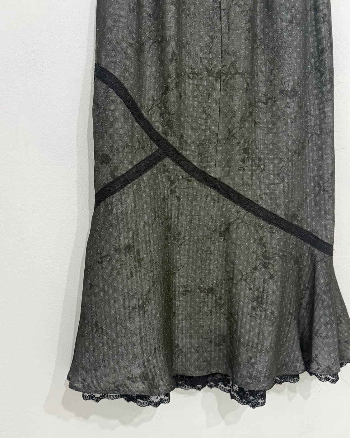 Charcoal Oriental Mermaid Long Skirt 상품이미지8