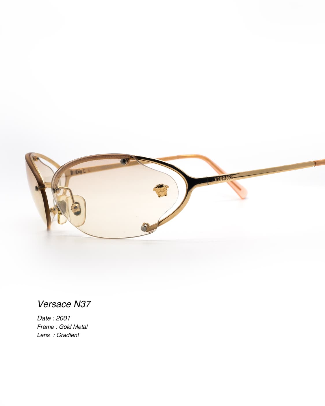 Versace N37 Rimless Medusa (2001) 상품이미지1