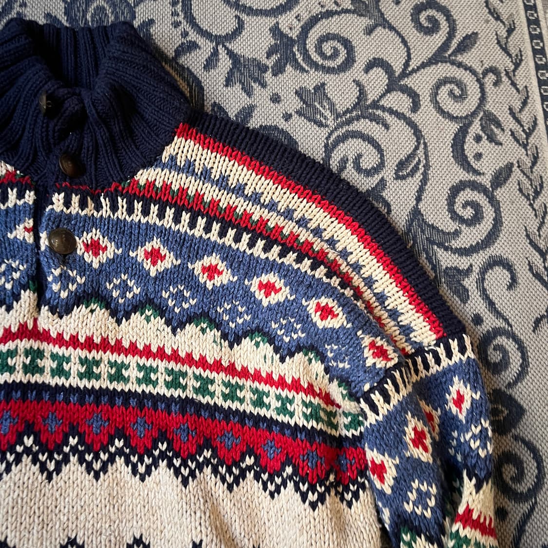 XL 폴로 버튼업 니트/W2603 상품이미지2