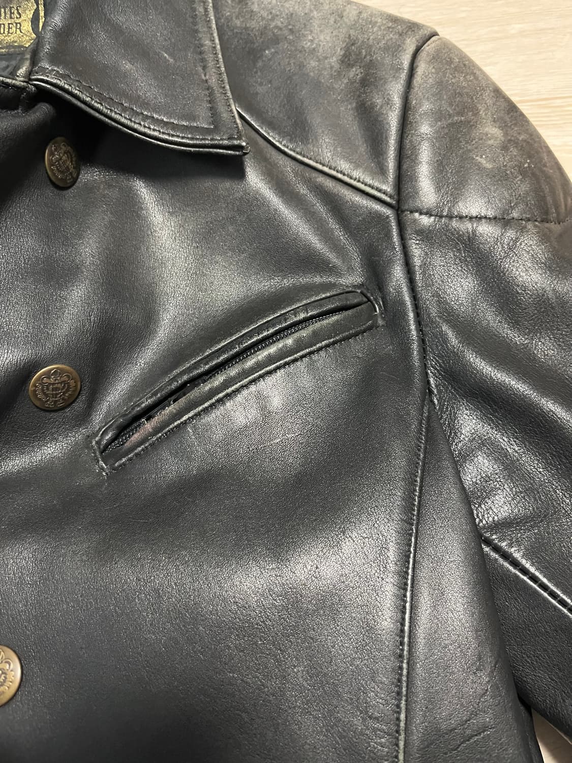 Echtes Leder jacket 상품이미지6