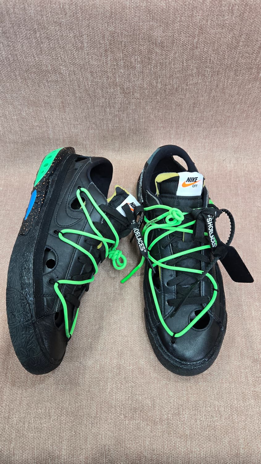 나이키 x 오프화이트 290mm-  블레이저 로우 '77 블랙 앤 그린 상품이미지1