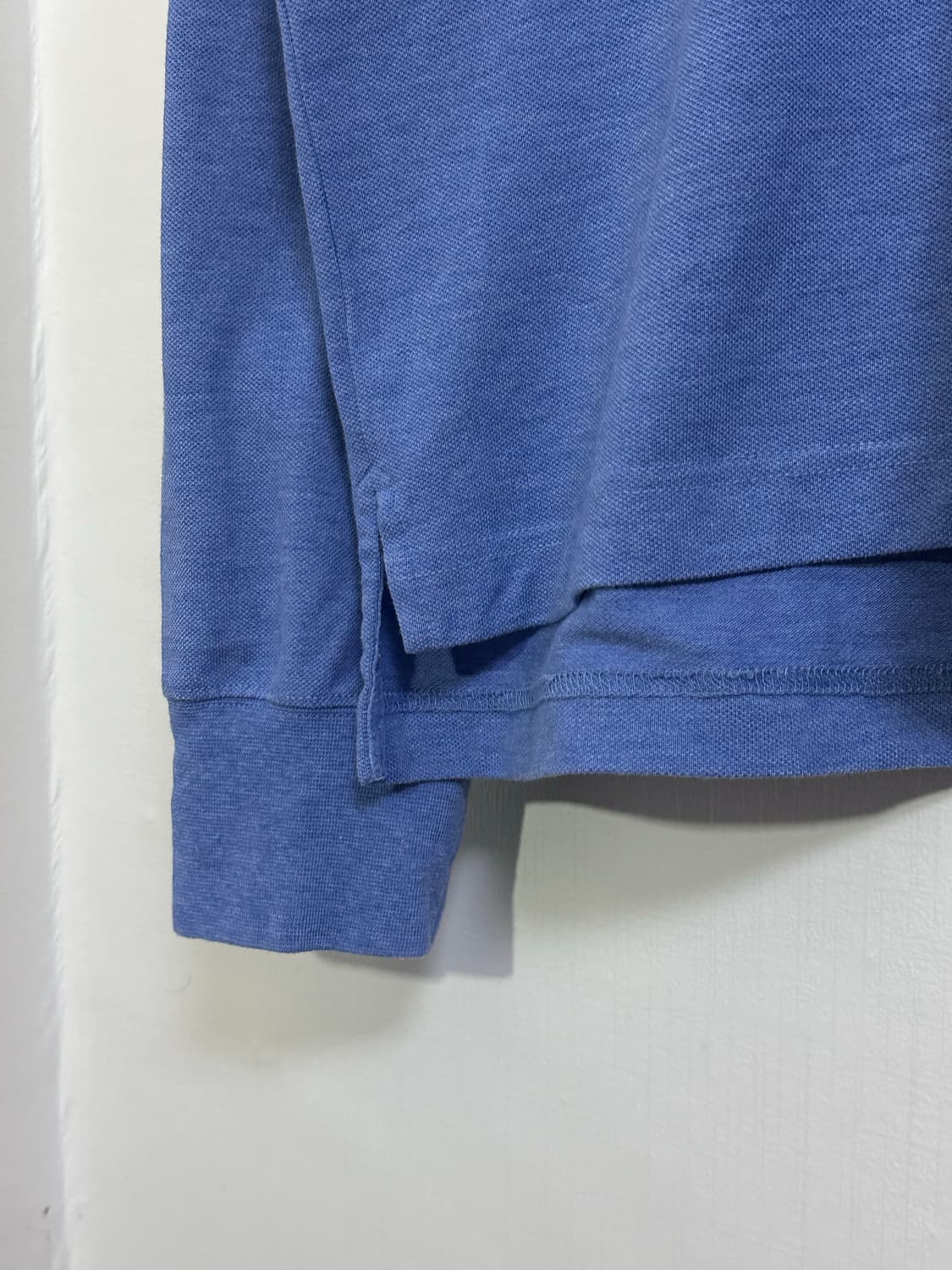 새상품급23SS) 브룩스브라더스 카라 니트 XL/메디슨핏/블루 상품이미지4