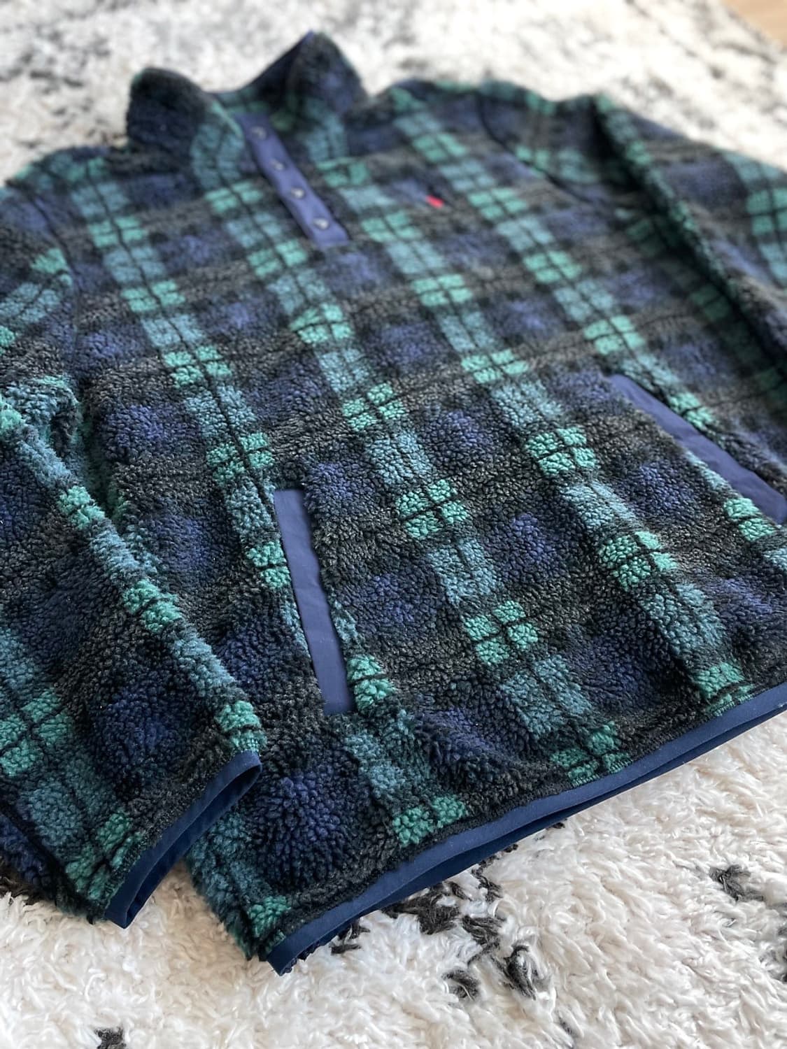 폴로 랄프로렌 블랙와치 아노락 풀오버 후리스 플리스 상품이미지3