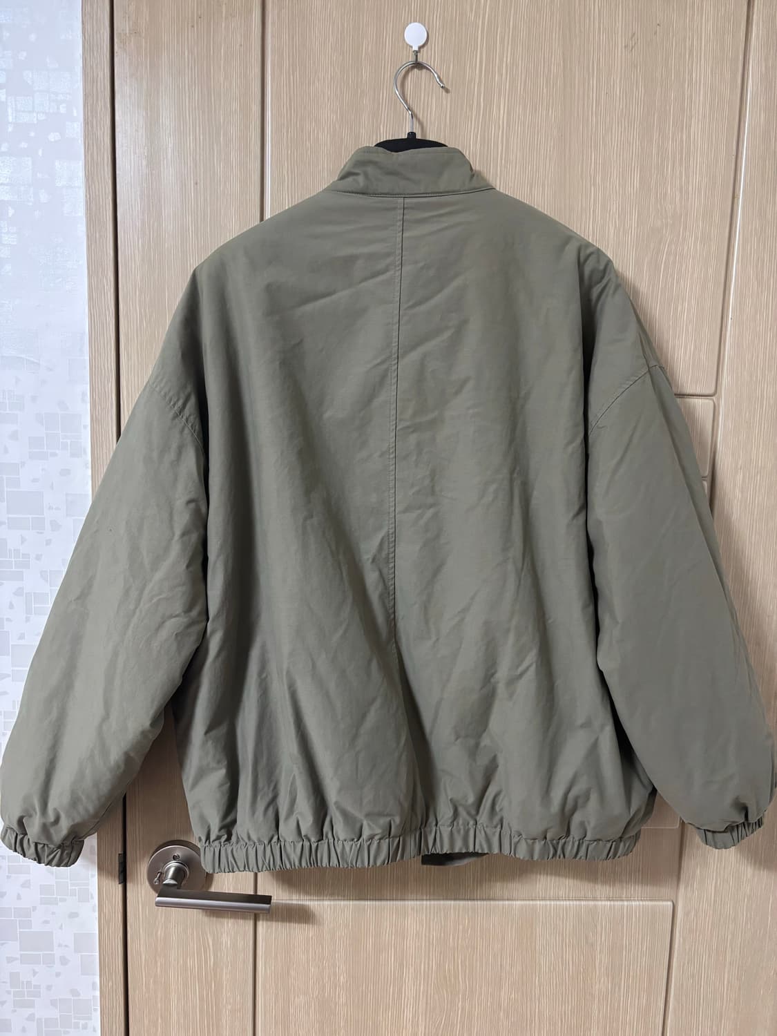 ETHOS 에토스 스탠드넥 카키색 점퍼 상품이미지5