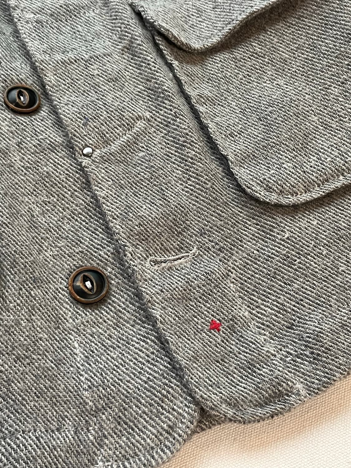 아폴리스 APOLIS 글로벌 시티즌 워크 자켓 린넨 울 초어 자켓 상품이미지4