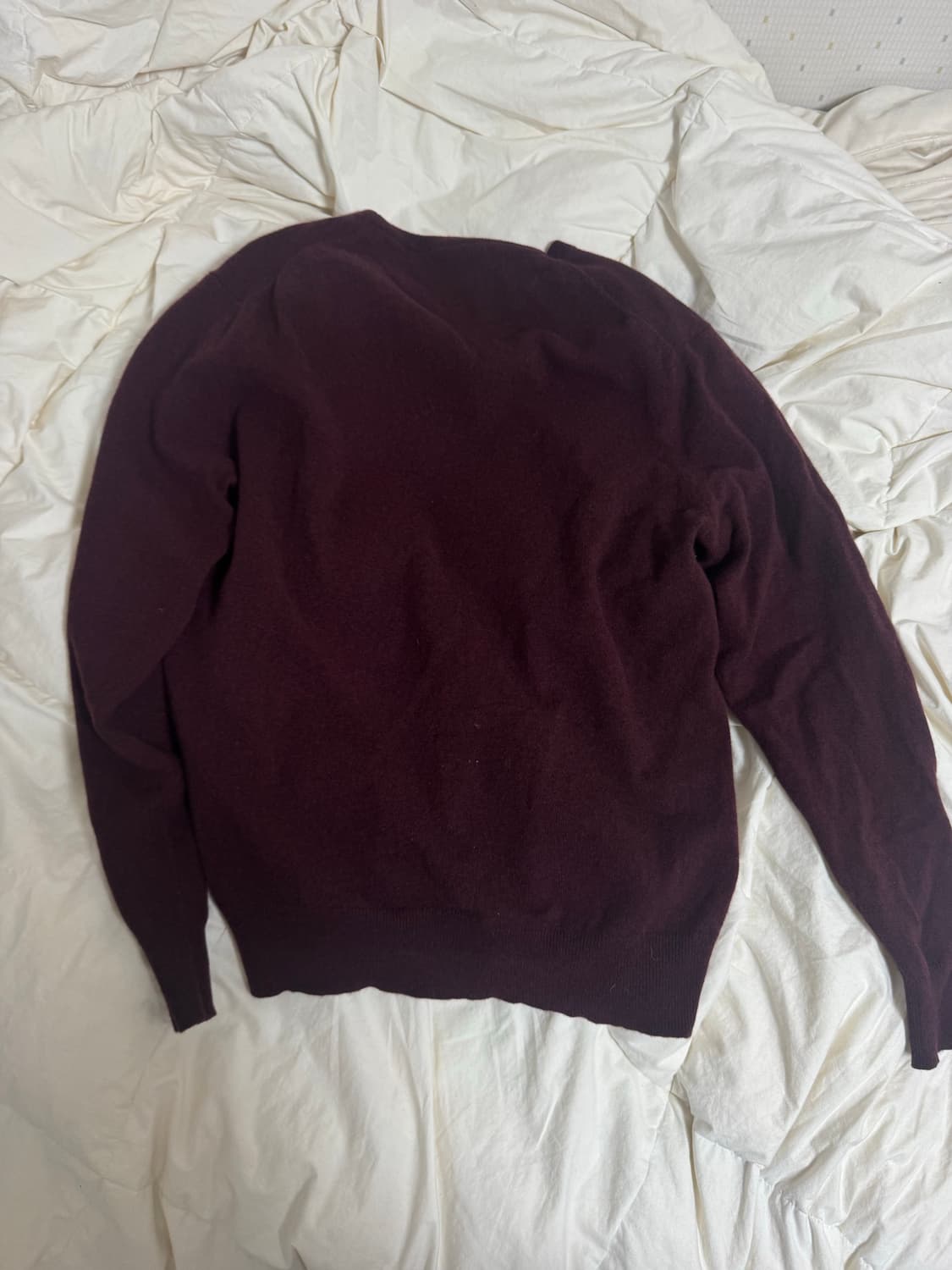 폴로 버건디 니트 상품이미지2