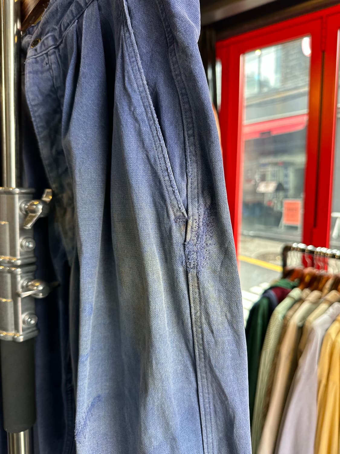 프렌치워크웨어 투턱 와이드 프렌치 워크팬츠 상품이미지8