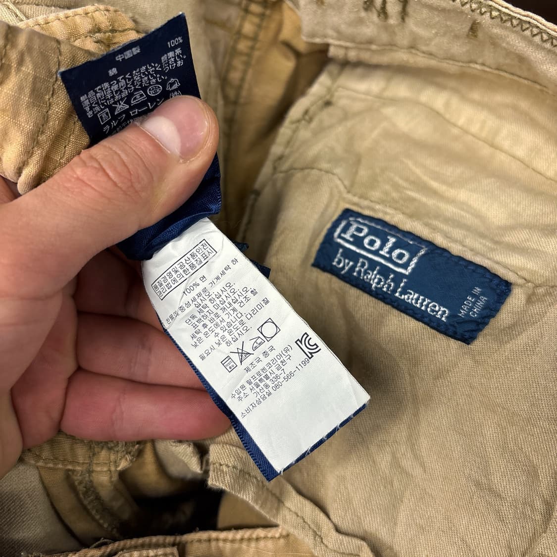 폴로랄프로렌 밀리터리 베이스 립스탑 빅카고 하프팬츠 N1278   상품이미지9