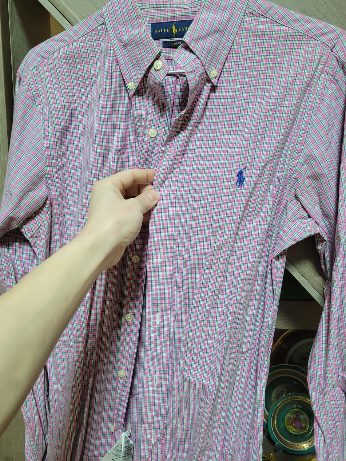 폴로 랄프로렌 체크 셔츠 상품이미지1