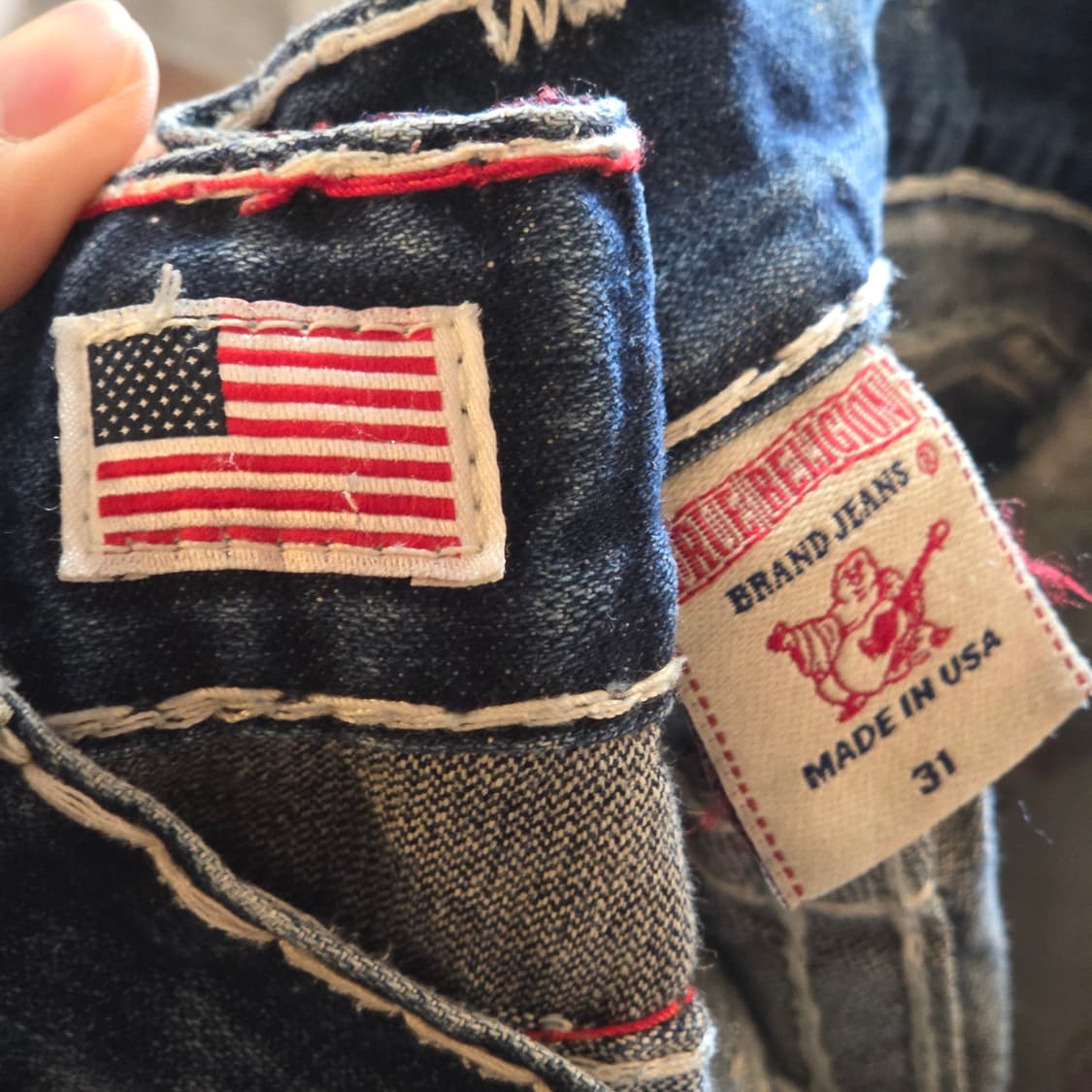 트루릴리전 조이 슈퍼티 중청 데님 팬츠 상품이미지9