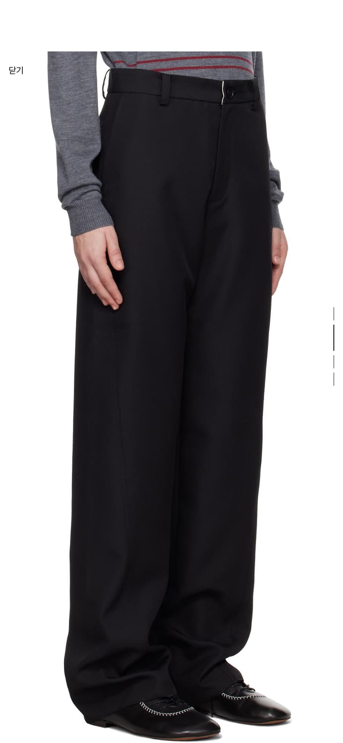 [28]커미션 뉴욕 블랙 쉬프트 슬랙스 상품이미지3