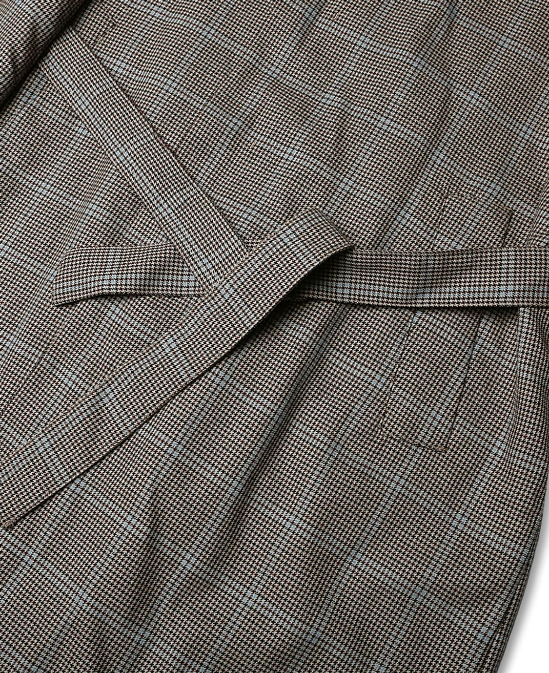 아담 엣 로페 [Adam Et Rope] 빈티지 클래식 체크 벨트 롱코트 상품이미지3