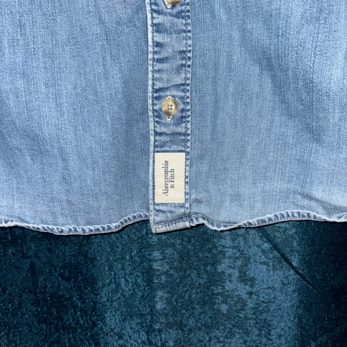 (M) 아베크롬비 연청 데님 셔츠 상품이미지4