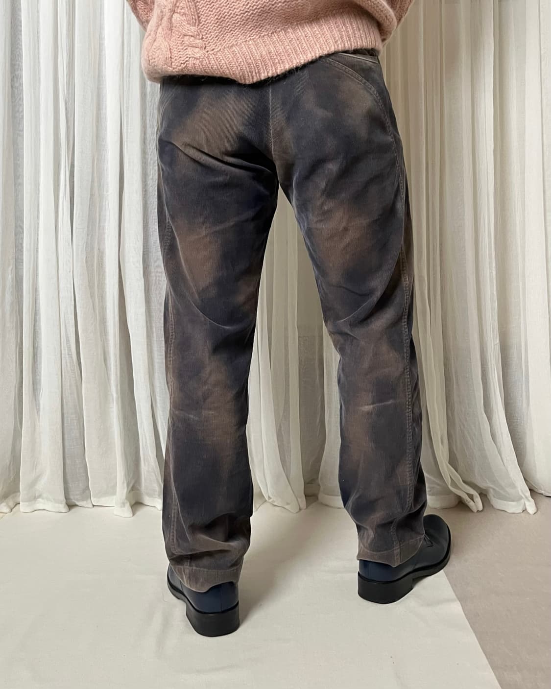 꼼데가르송 옴므플러스 03aw 커브기 코듀로이 오버다잉 팬츠 상품이미지9