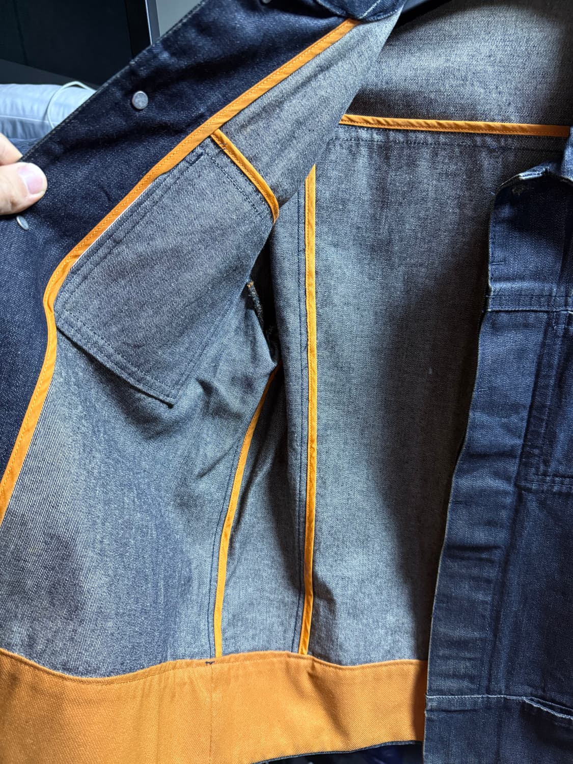 미니멀 데님 자켓 상품이미지10