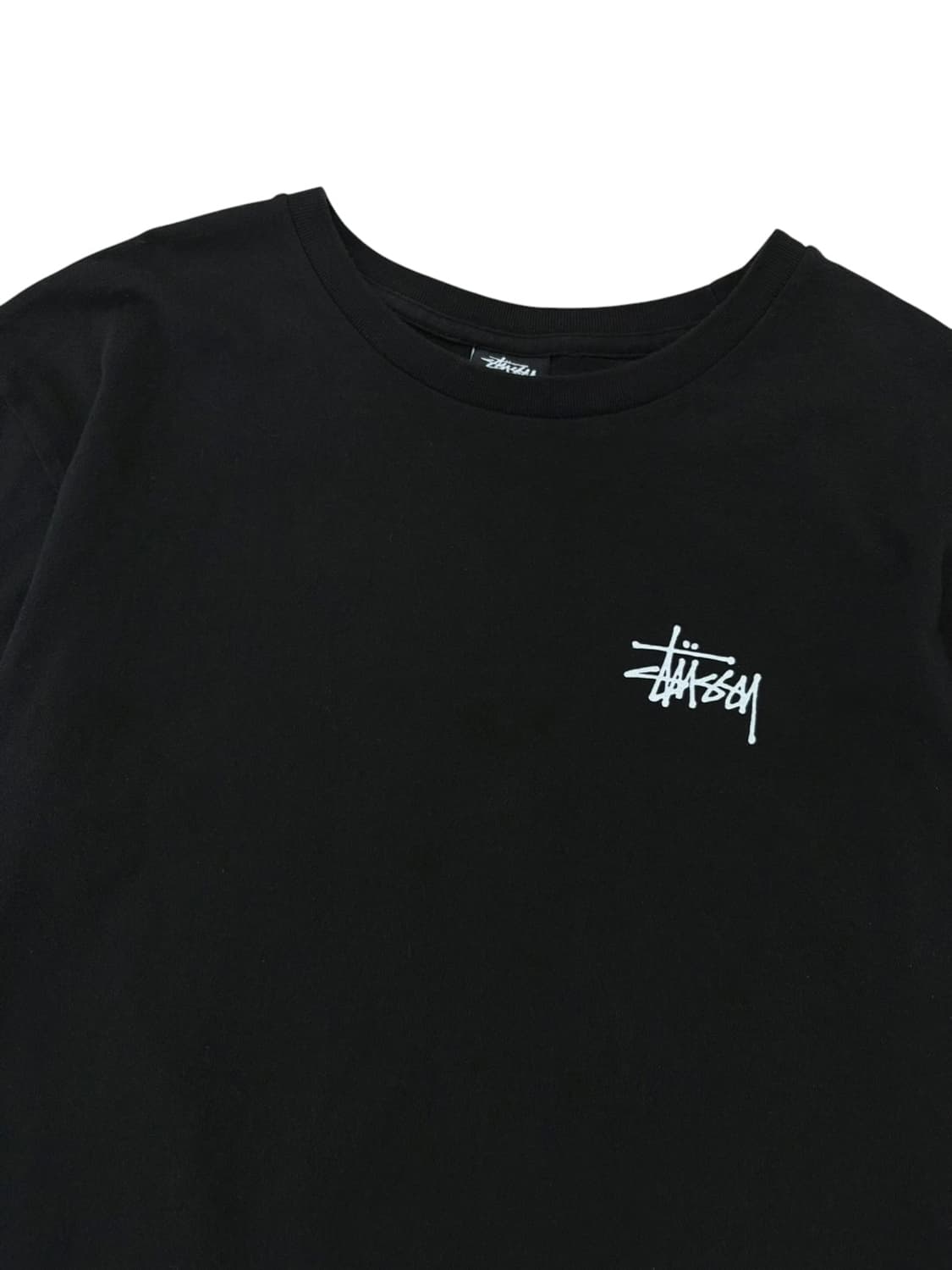 스투시 반팔 블랙 (XL)  상품이미지2