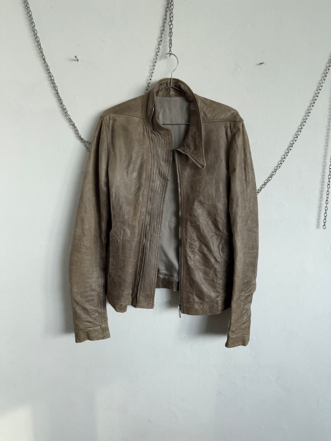 릭오웬스 10FW 몰리노 레더자켓 상품이미지1