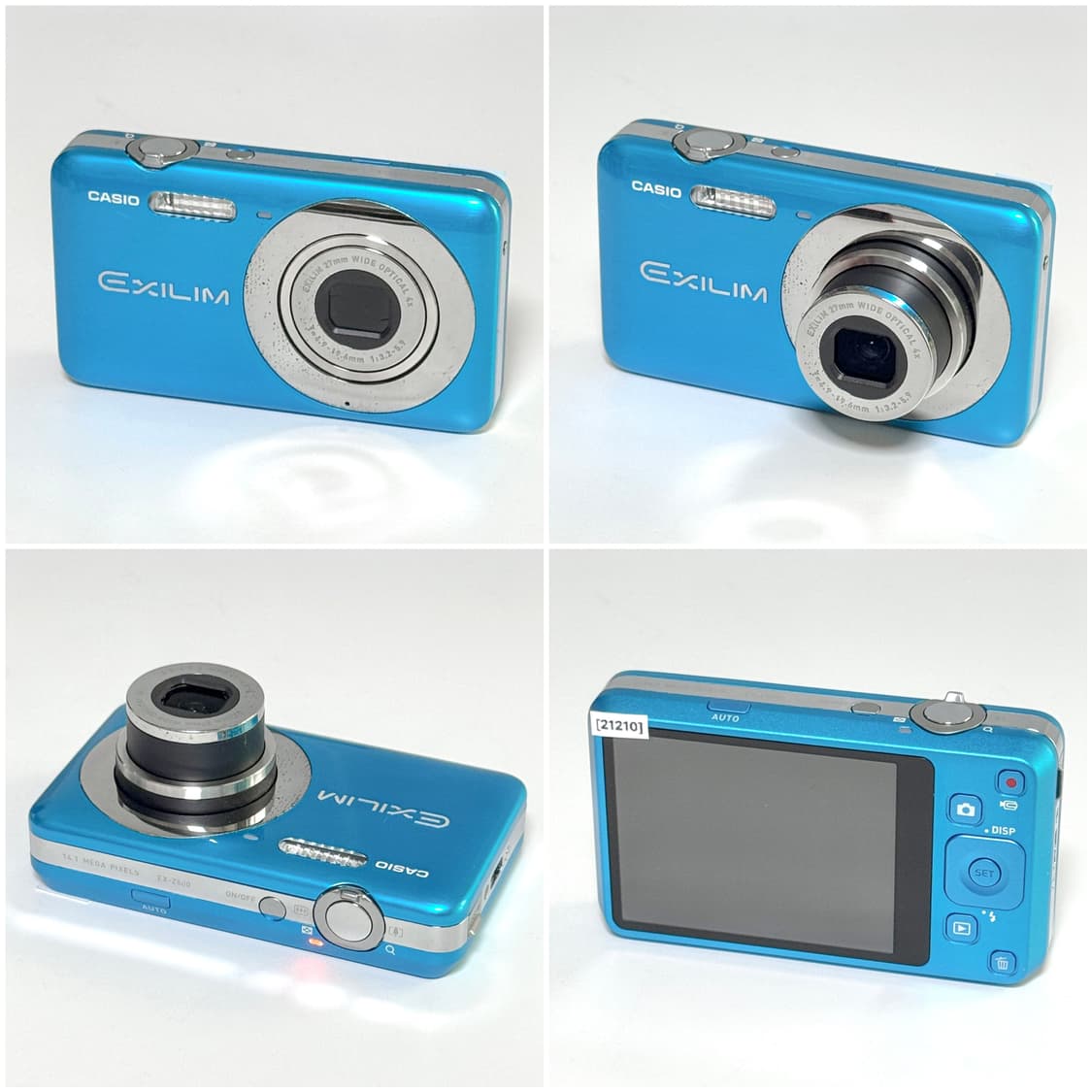 카시오 엑슬림 Z800 베이비블루 빈티지디카 상품이미지2